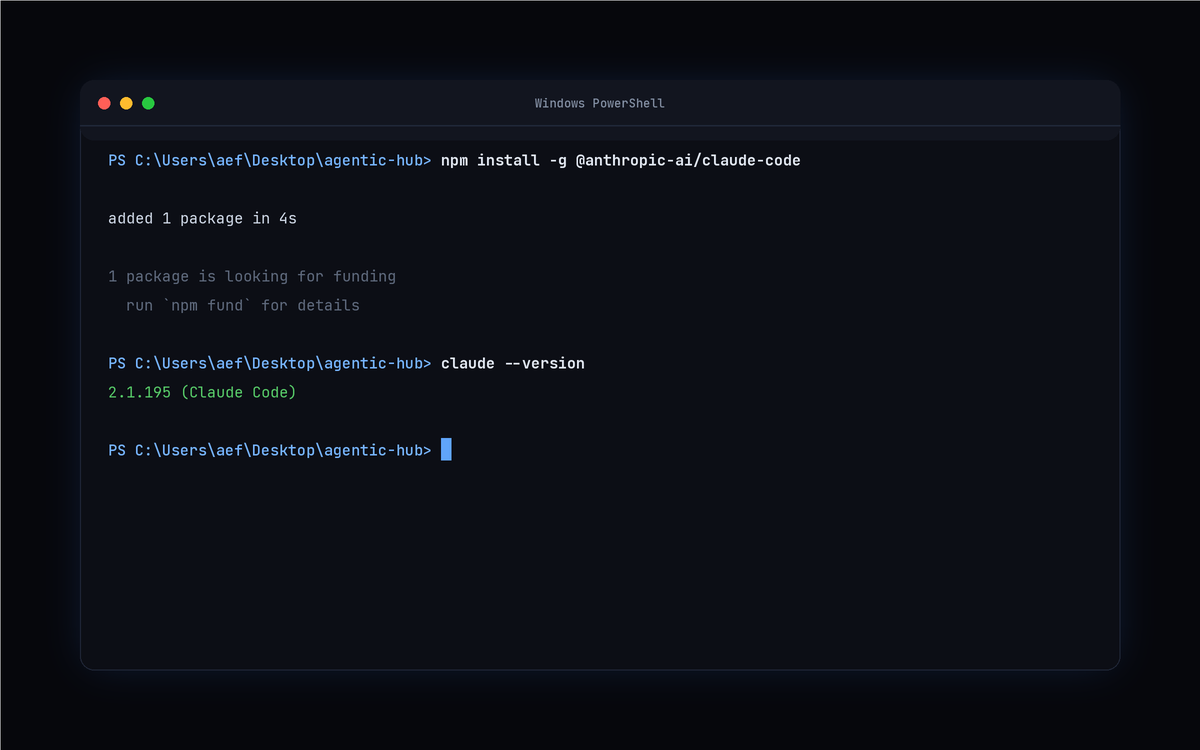 Installation de Claude Code